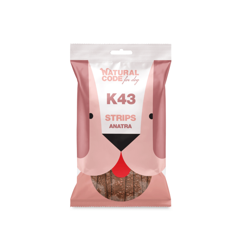 K43 Snack Strips Anatra per Cani