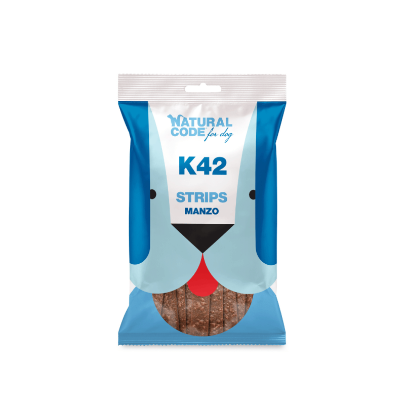K42 Snack Strips Manzo per Cani